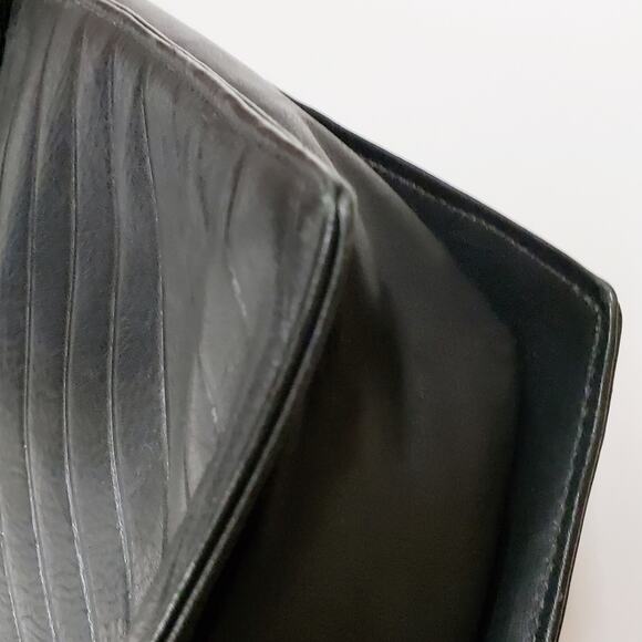 Vintage 𝅺Libaire California Black Leather Crossbody Bag Adjustable‎ Strap - Picture 4 of 9